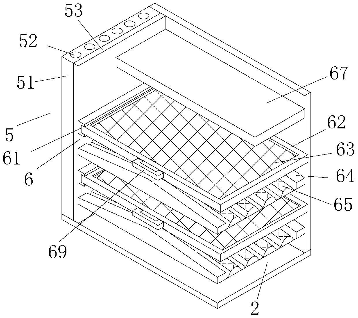 Drying and sterilization device for first-aid surgical instruments