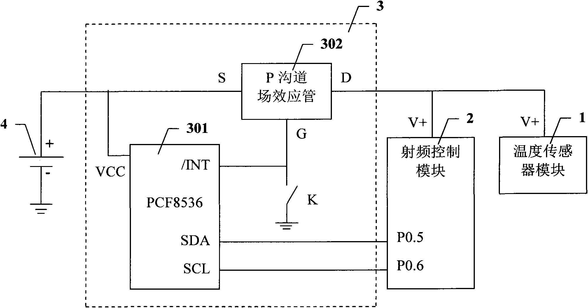 Ultra-low power consumption wireless temperature measurement node based on RFID