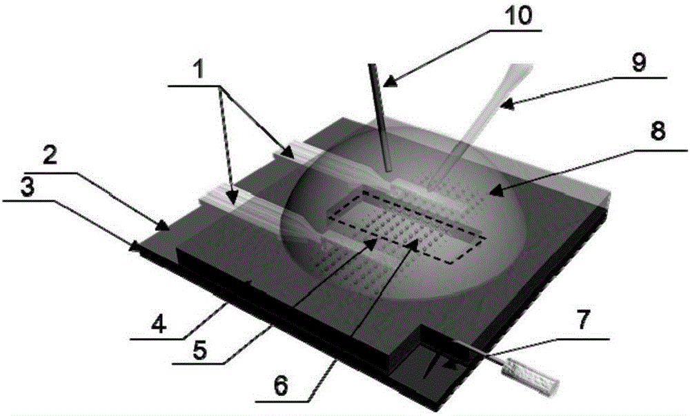 Preparing method for field effect electro-catalysis hydrogen production device