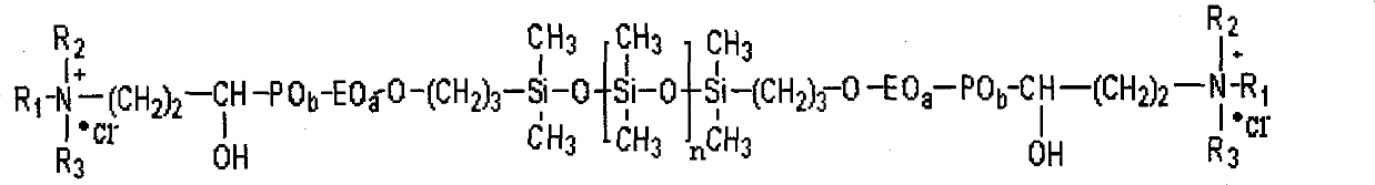 Organosilicon composite multifunction spinning dressing agent