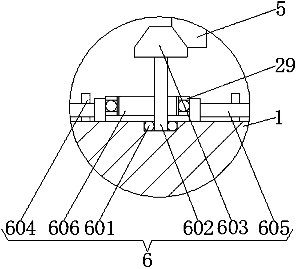 Anti-diffusion tunnel surrounding rock blasting hole slag removal device