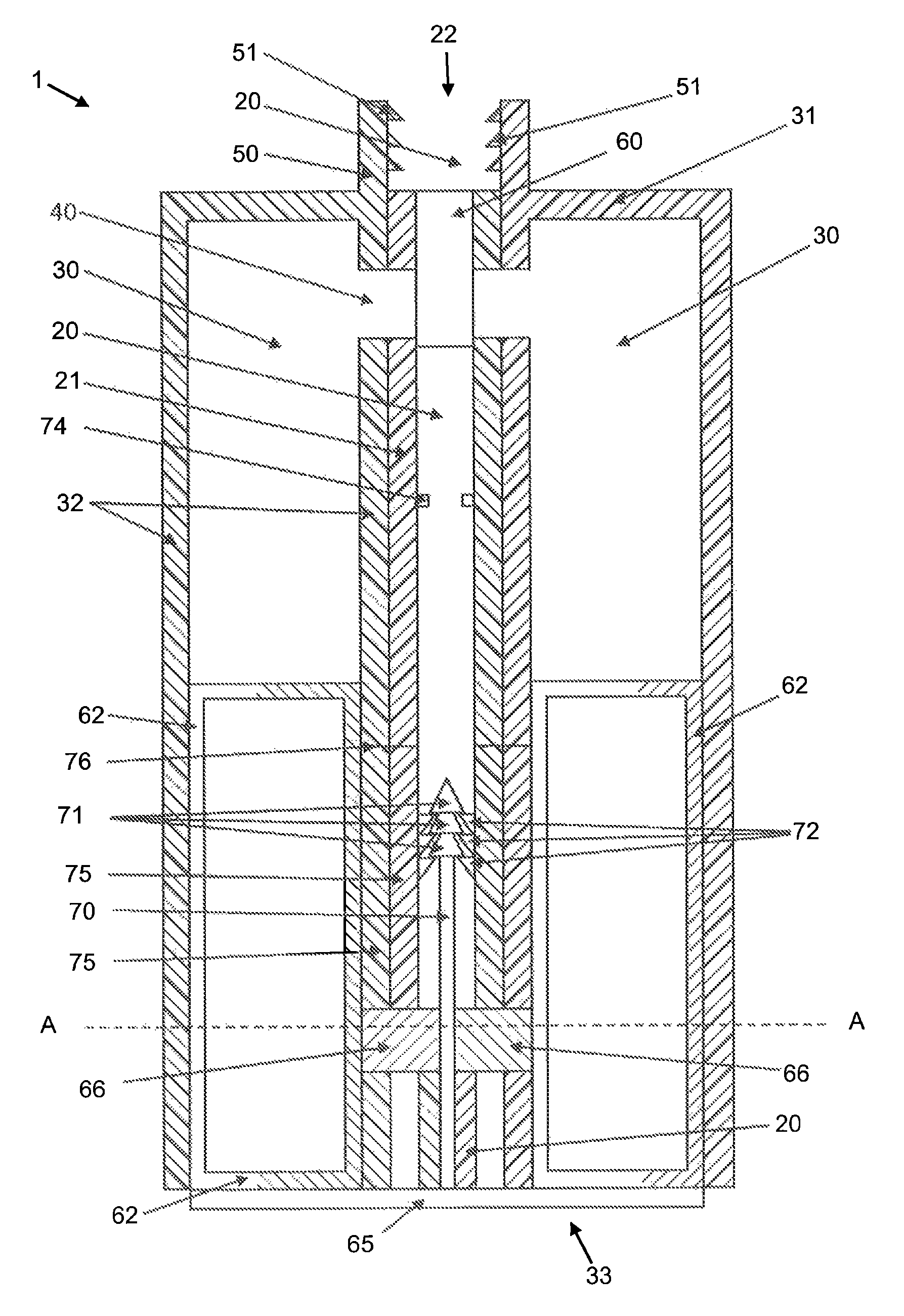 Cartridge system and dispensing tube for said cartridge system