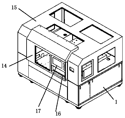 Picosecond laser galvanometer equipment with same light source and double galvanometers