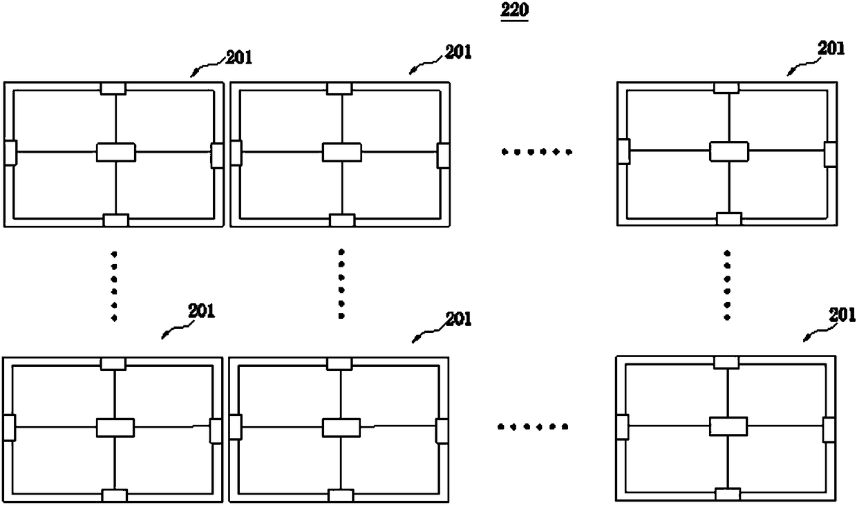 Display box, display screen, control system of display screen, display screen matching method and device