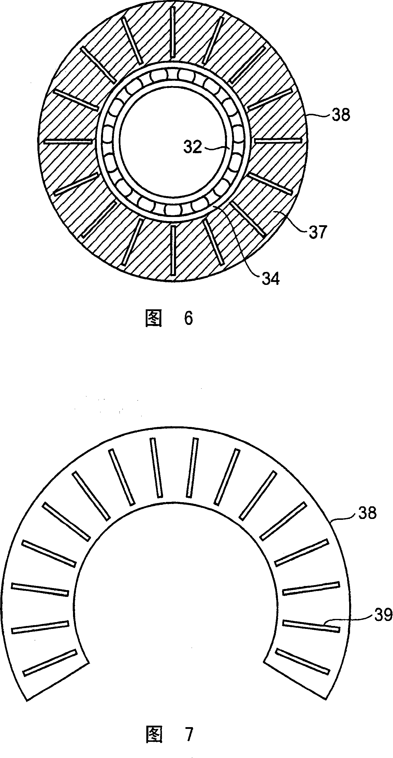 Vibration damping mechanism for bearing