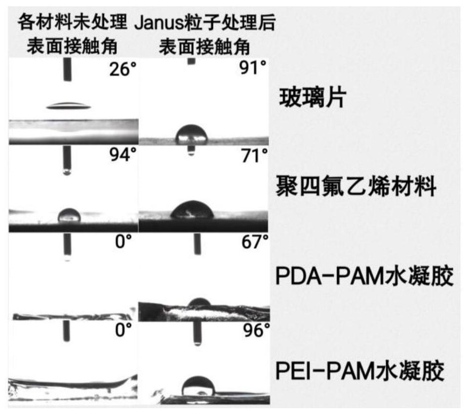 Surface-hydrophobic hydrogel as well as preparation and application thereof