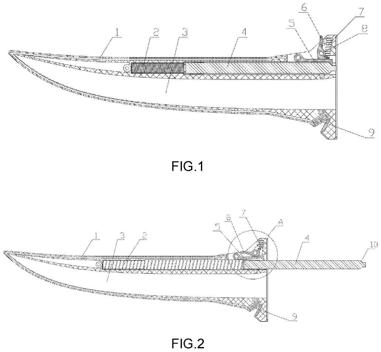 Fish fillet knife sheath with the sharpening function