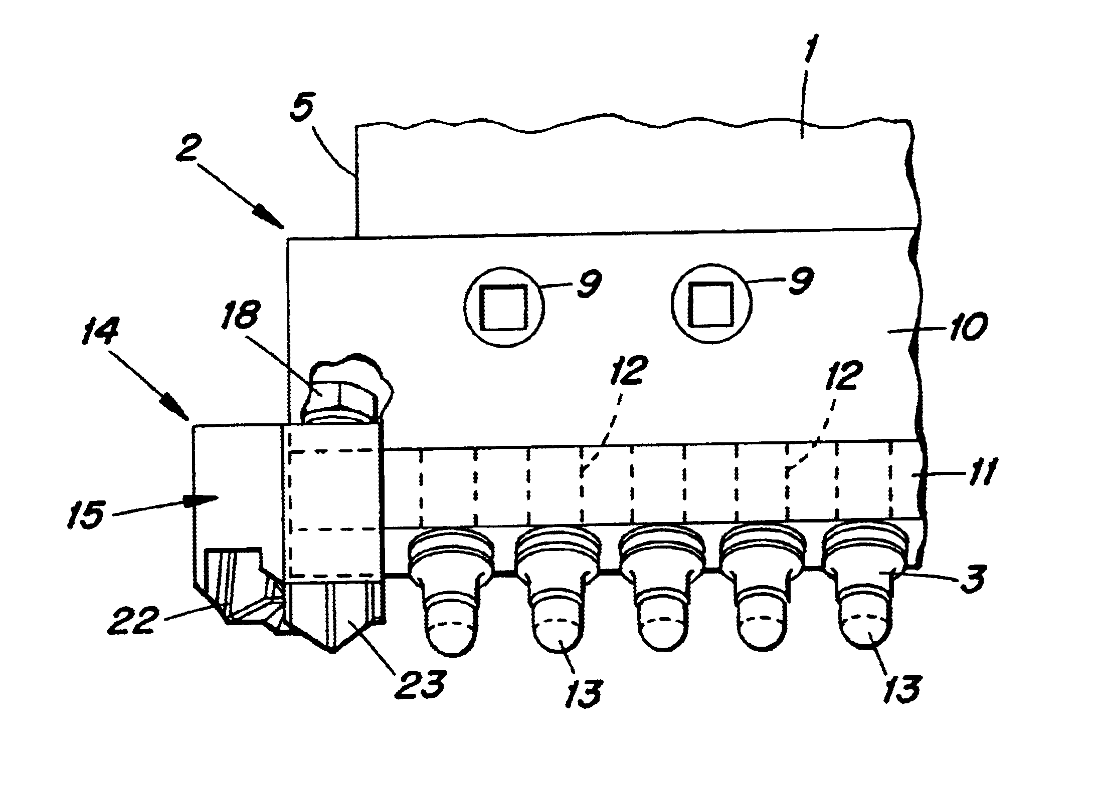 Surface working device and attachable protector