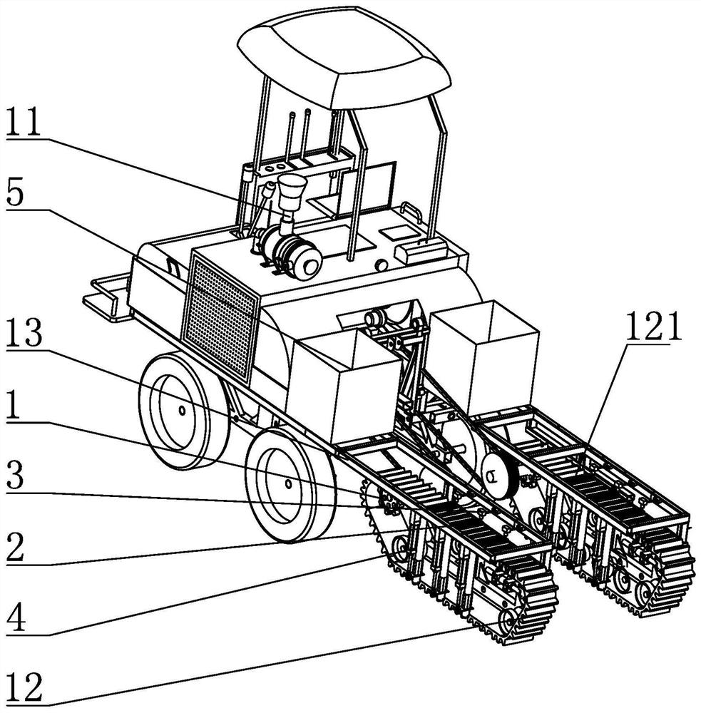 A crawler capsule seed planter