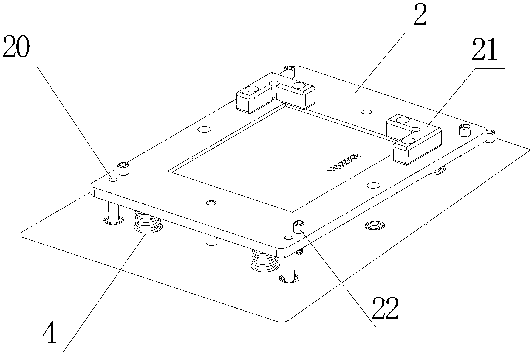 Multi-plate test board of electricity information acquiring terminal