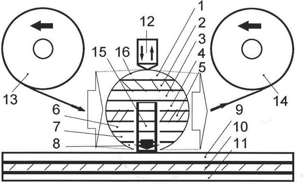 Serial thermal printing light emitting display