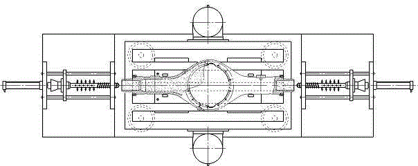 Sand cleaning machine for axle case casting