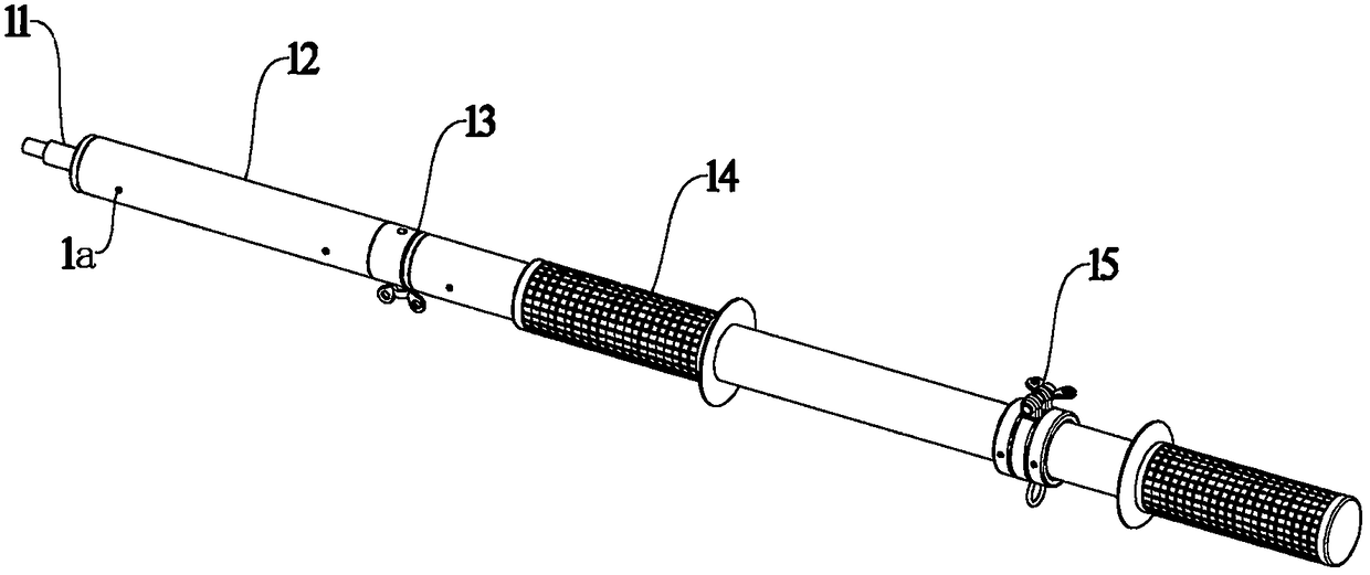 An auxiliary tightening type anti-slip grounding wire clamp device