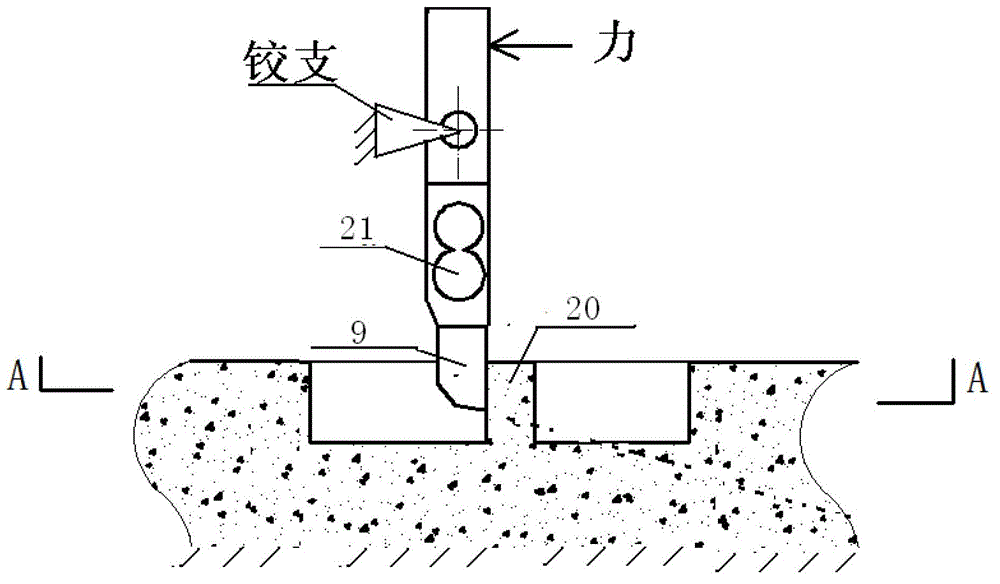 On-site measuring device for concrete strength