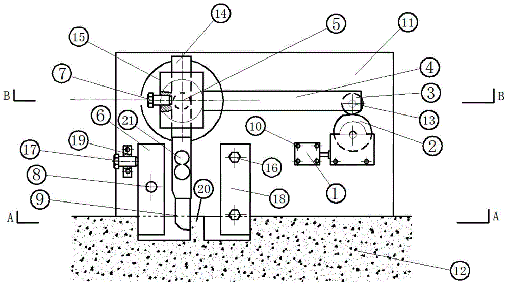 On-site measuring device for concrete strength