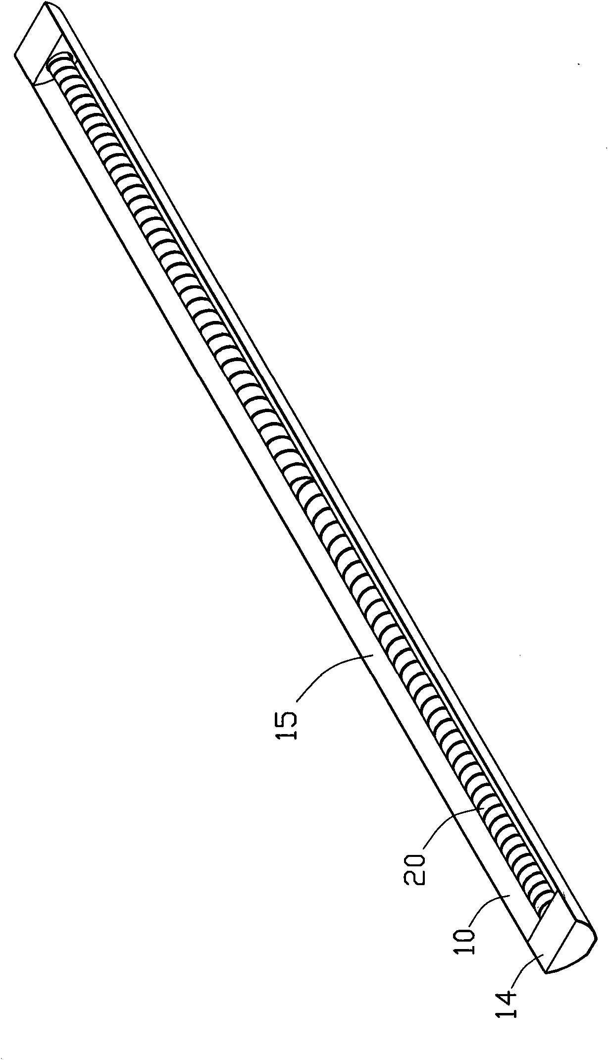 Light-emitting diode light fitting