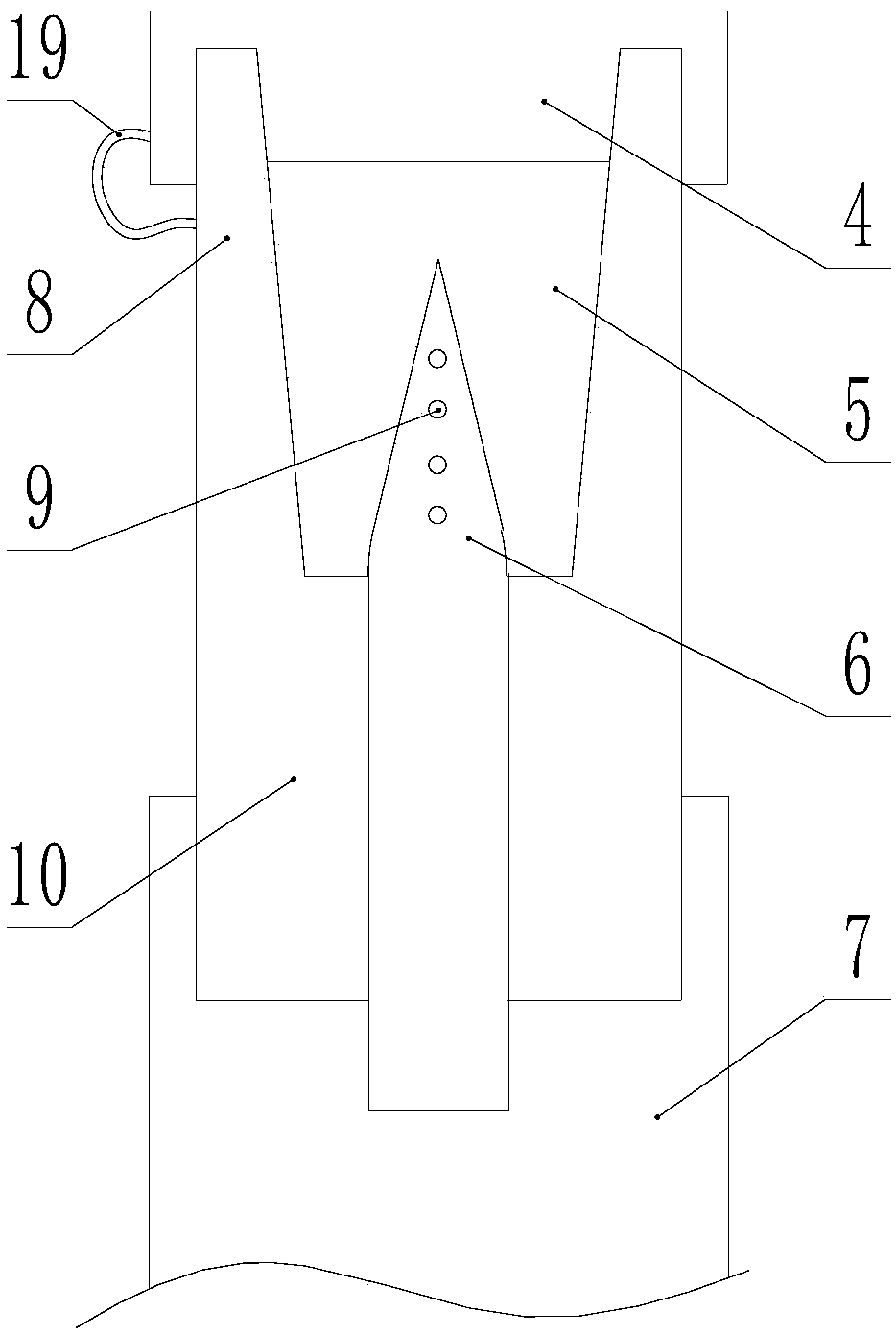 Intra-abdominal effusion drainage device