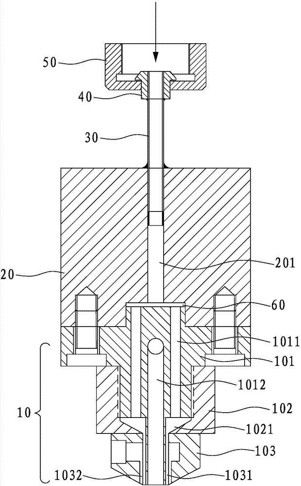 Quick-release water dropper device for dropping soft capsule machine