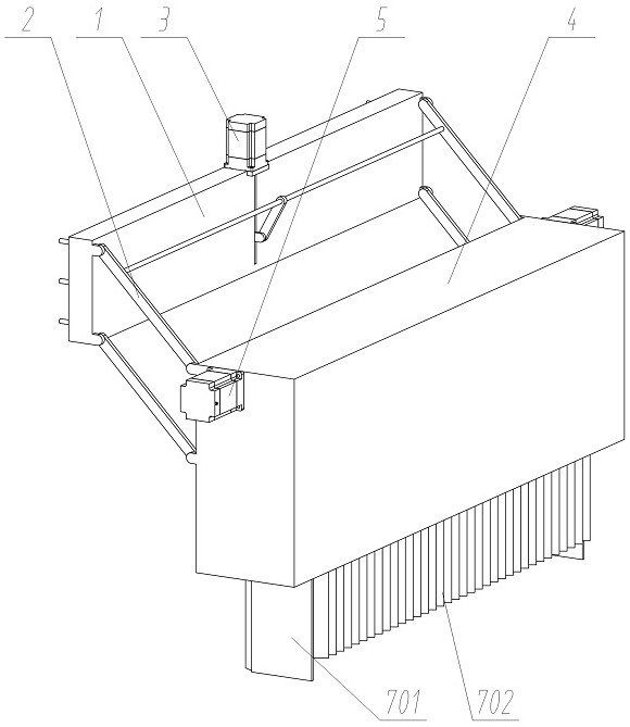 Rapid permeable asphalt spraying device for expressway