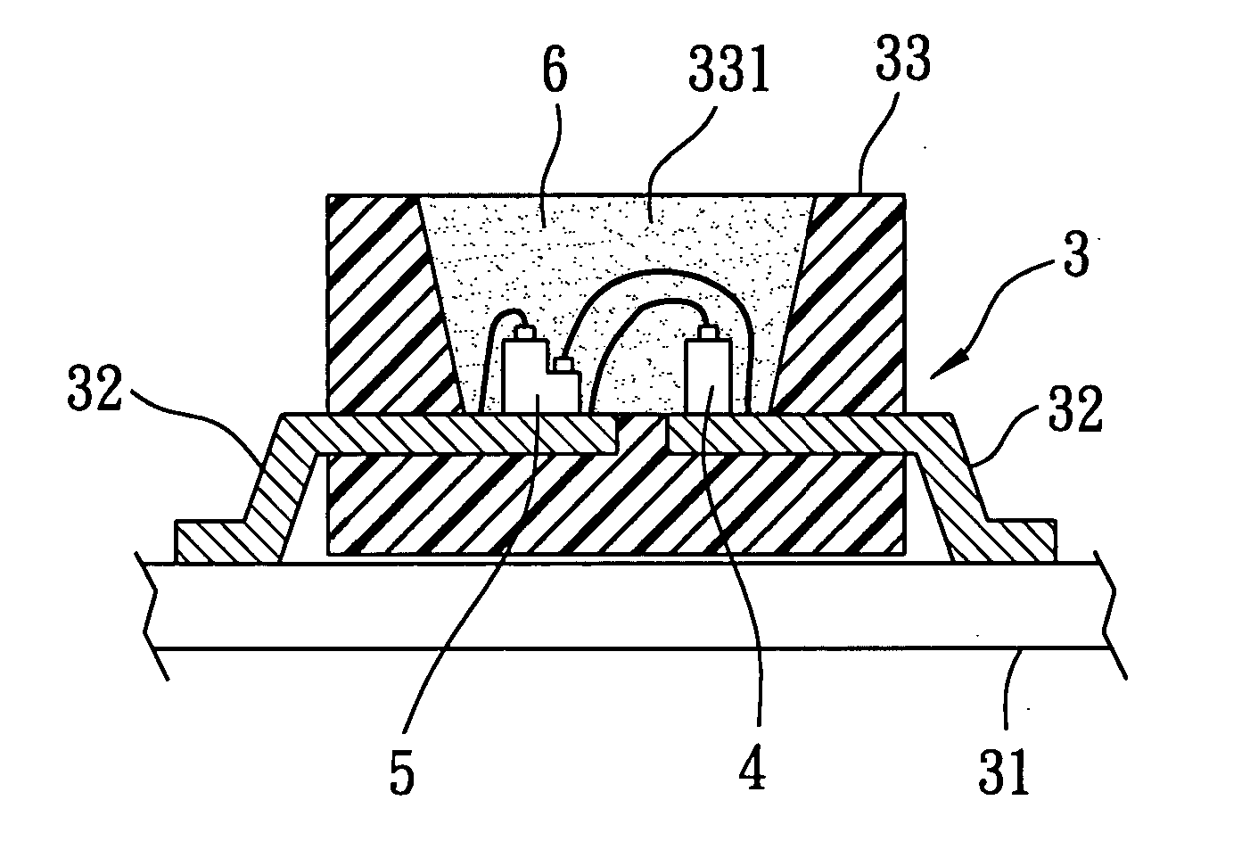 White-light emitting semiconductor device