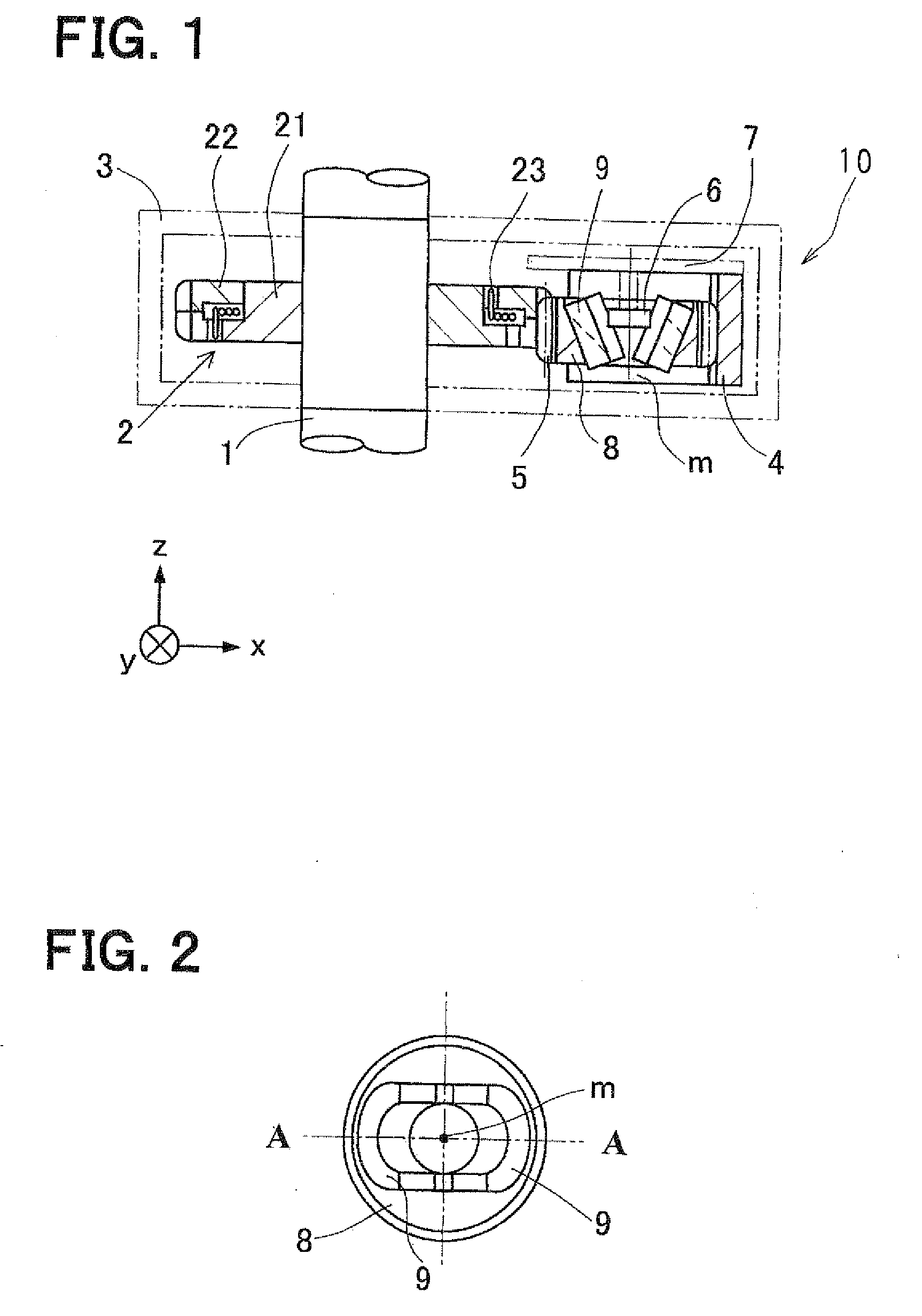 Vehicle steering angle sensor