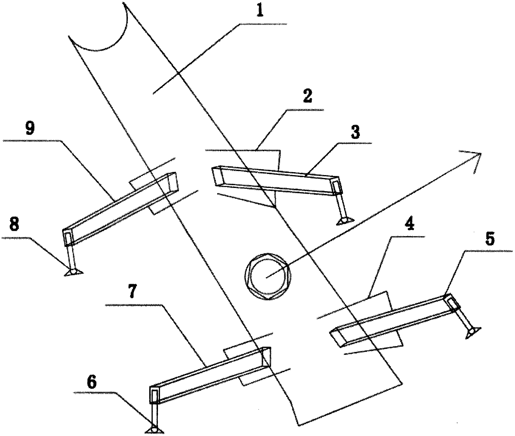 Fatigue calculation method of car frame under effect of spatial rotation moment