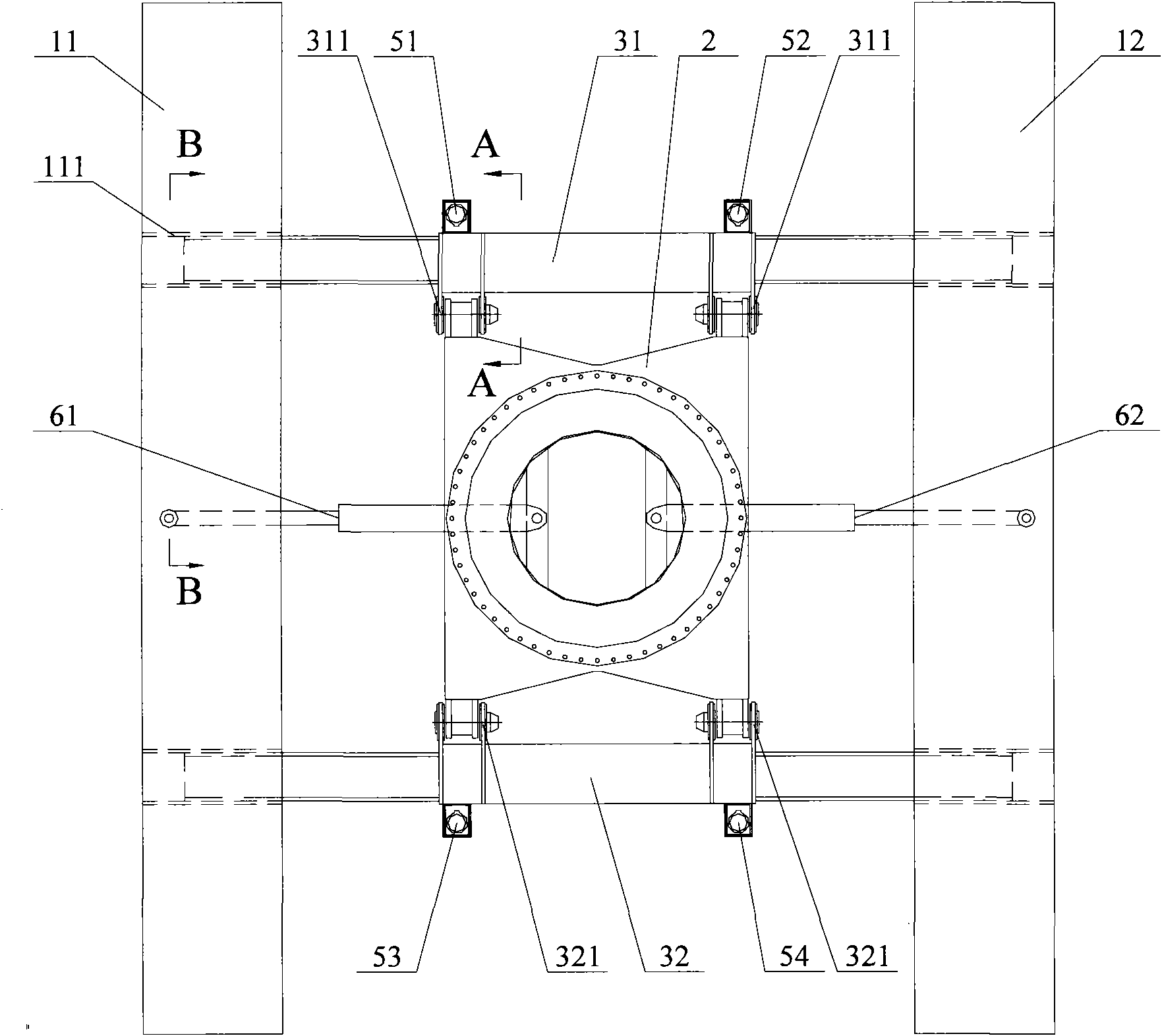 Crawler chassis and engineering machine with same