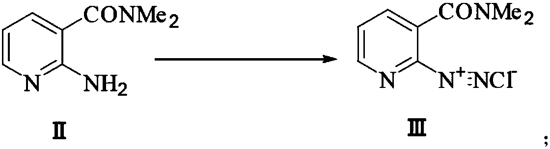 A kind of preparation method of 2-aminosulfonyl-n,n-dimethylnicotinamide