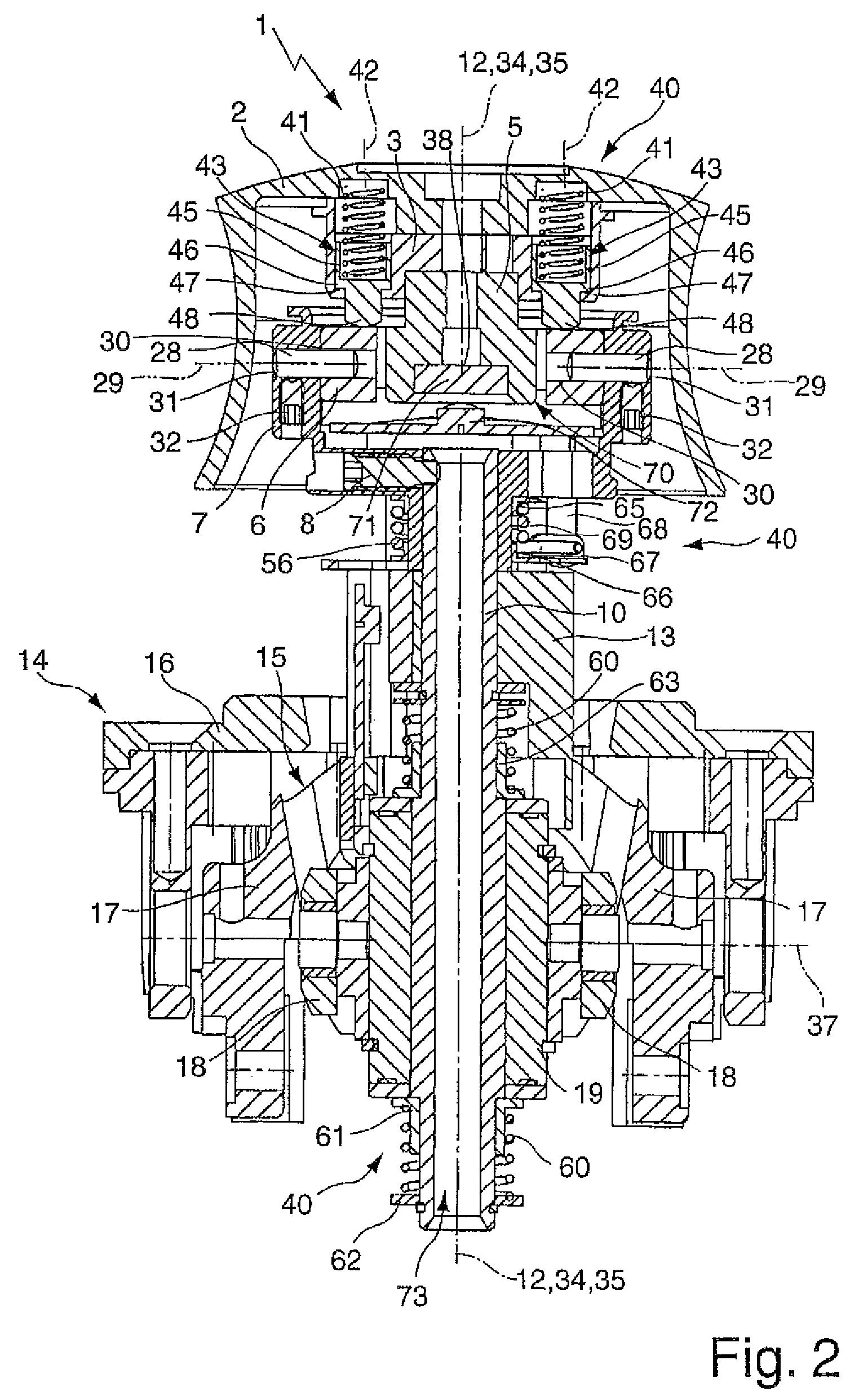 Multiple-axis manual control device