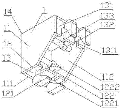 Quick die replacing device for prefabricated member hole and using method of quick die replacing device