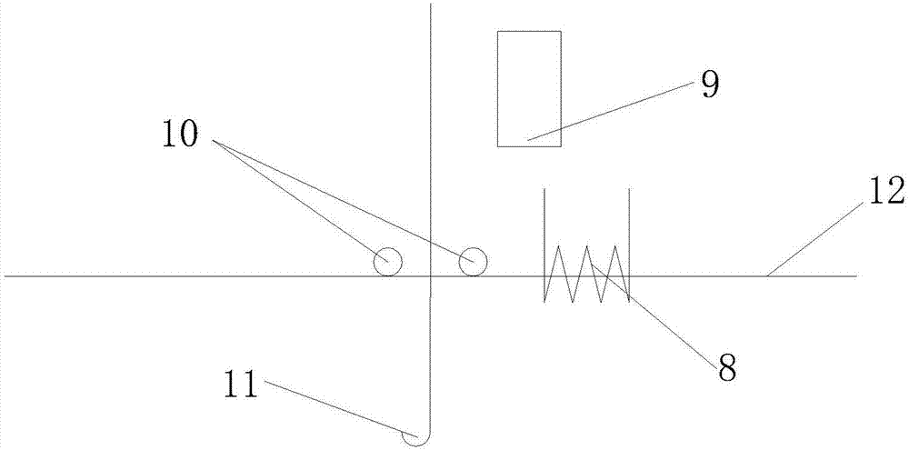 Tennis racket and badminton racket automatic string drawing machine