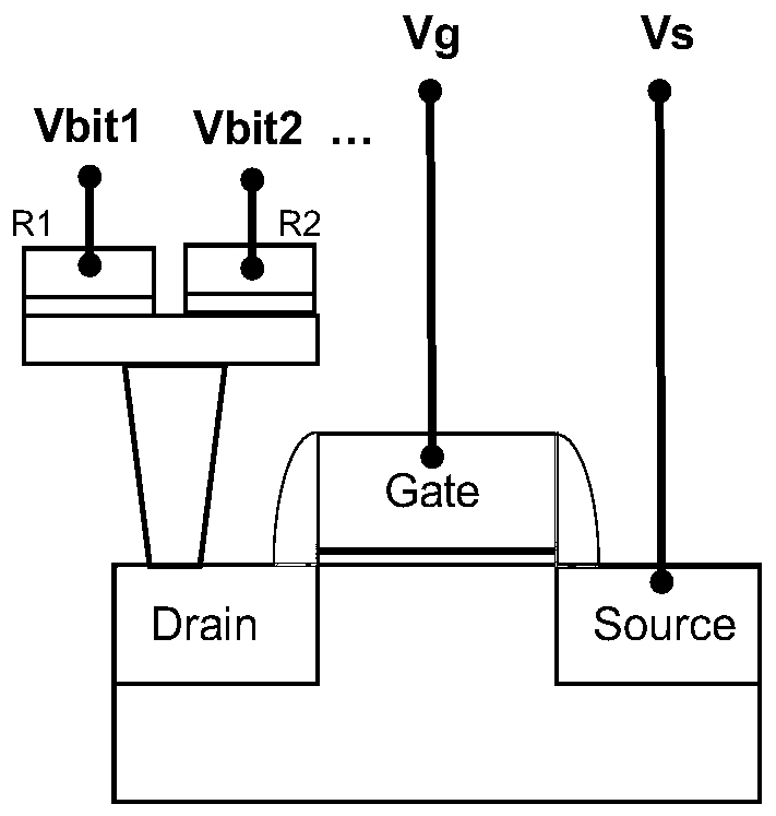 Resistive random access memory unit and preparation method