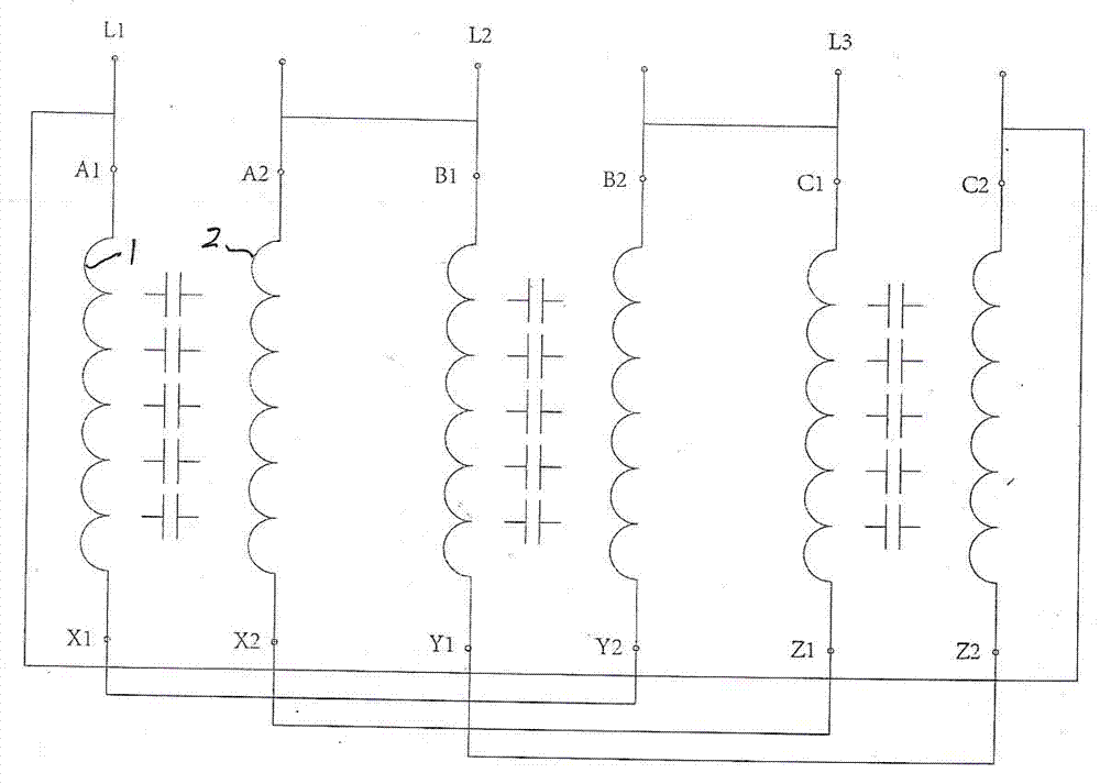 Broadband filtering compensation transformer