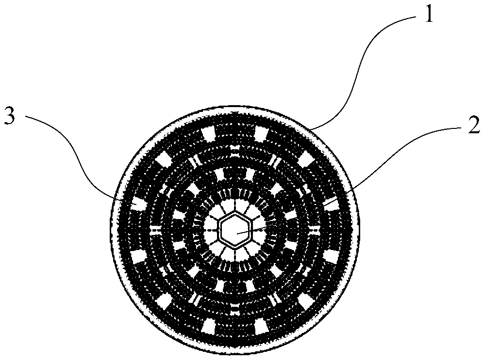 Screen type evaporation blade, and humidifier evaporation assembly applied to screen type evaporation blade