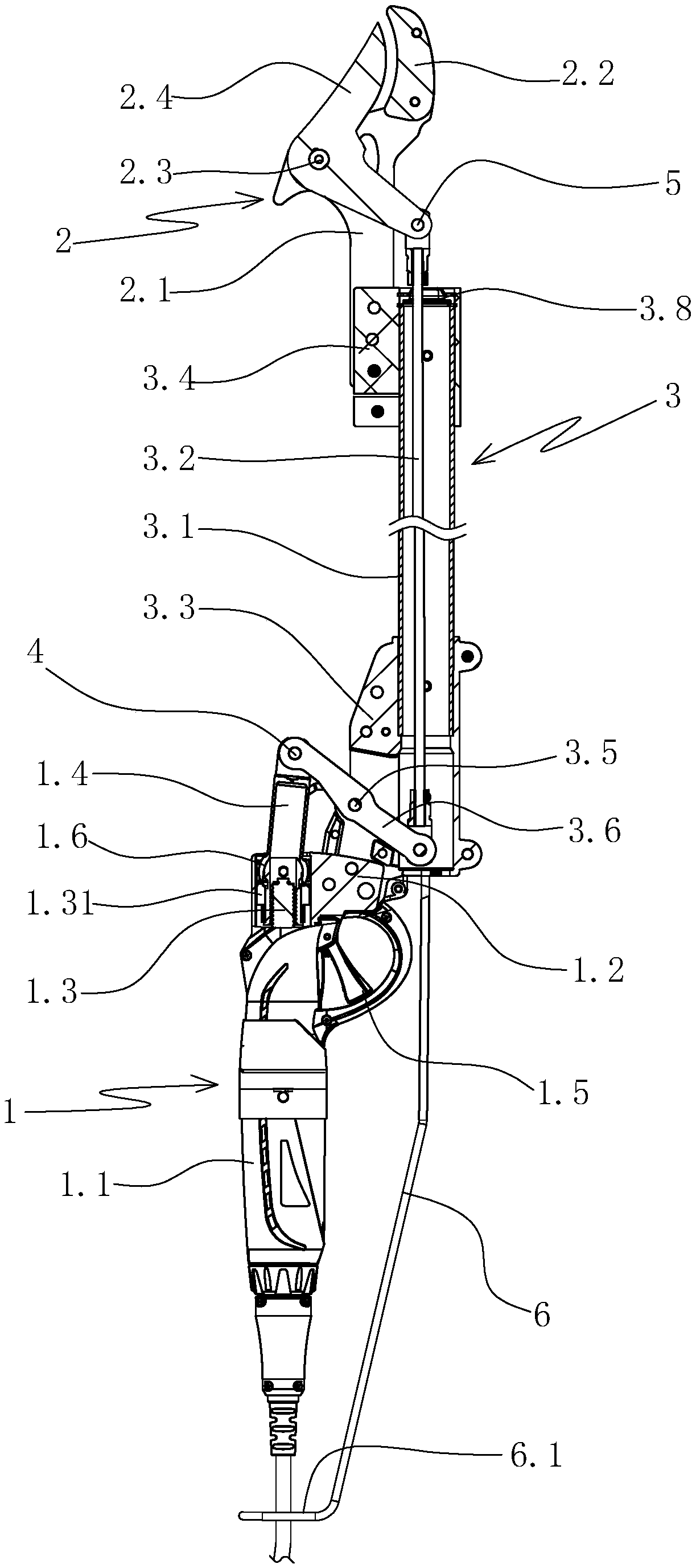 Electrical high-branch shears