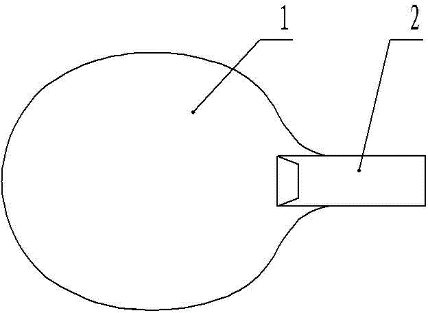 Bottom plate of bamboo and wood table tennis bat and manufacturing method thereof