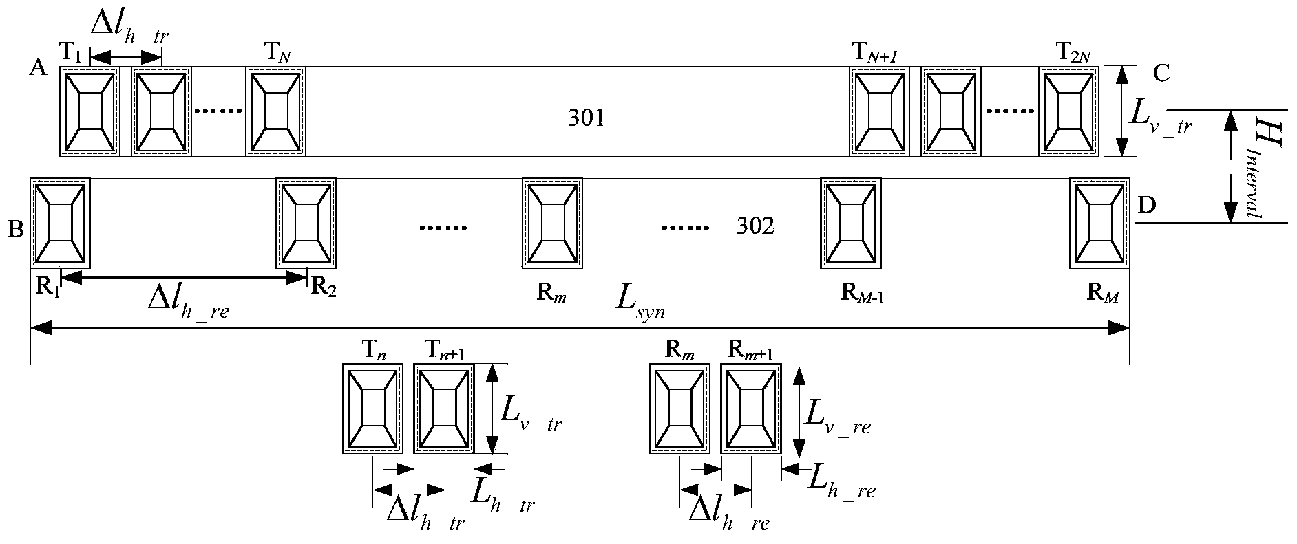 Linear array antenna simultaneous MIMO-SAR imaging system and method