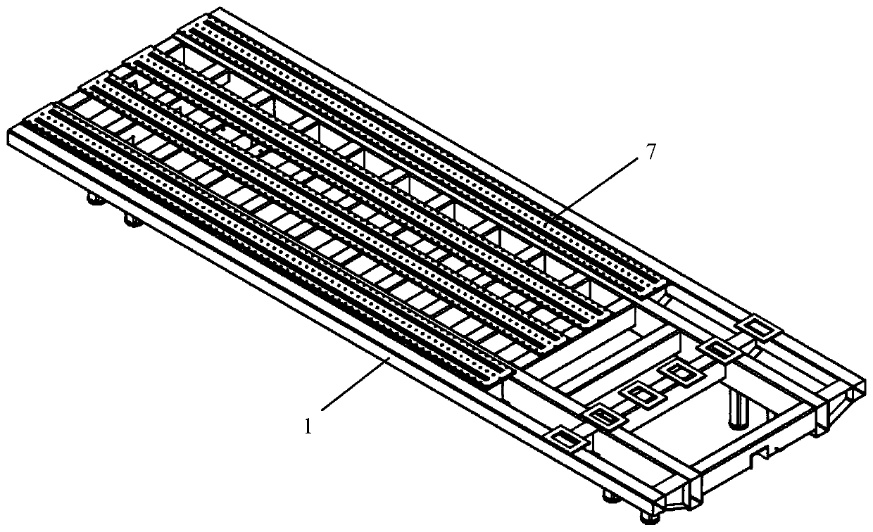 Mass center two-degree-of-freedom adjusting type collision test trolley with power