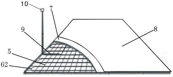 Construction method for anti-icing road face