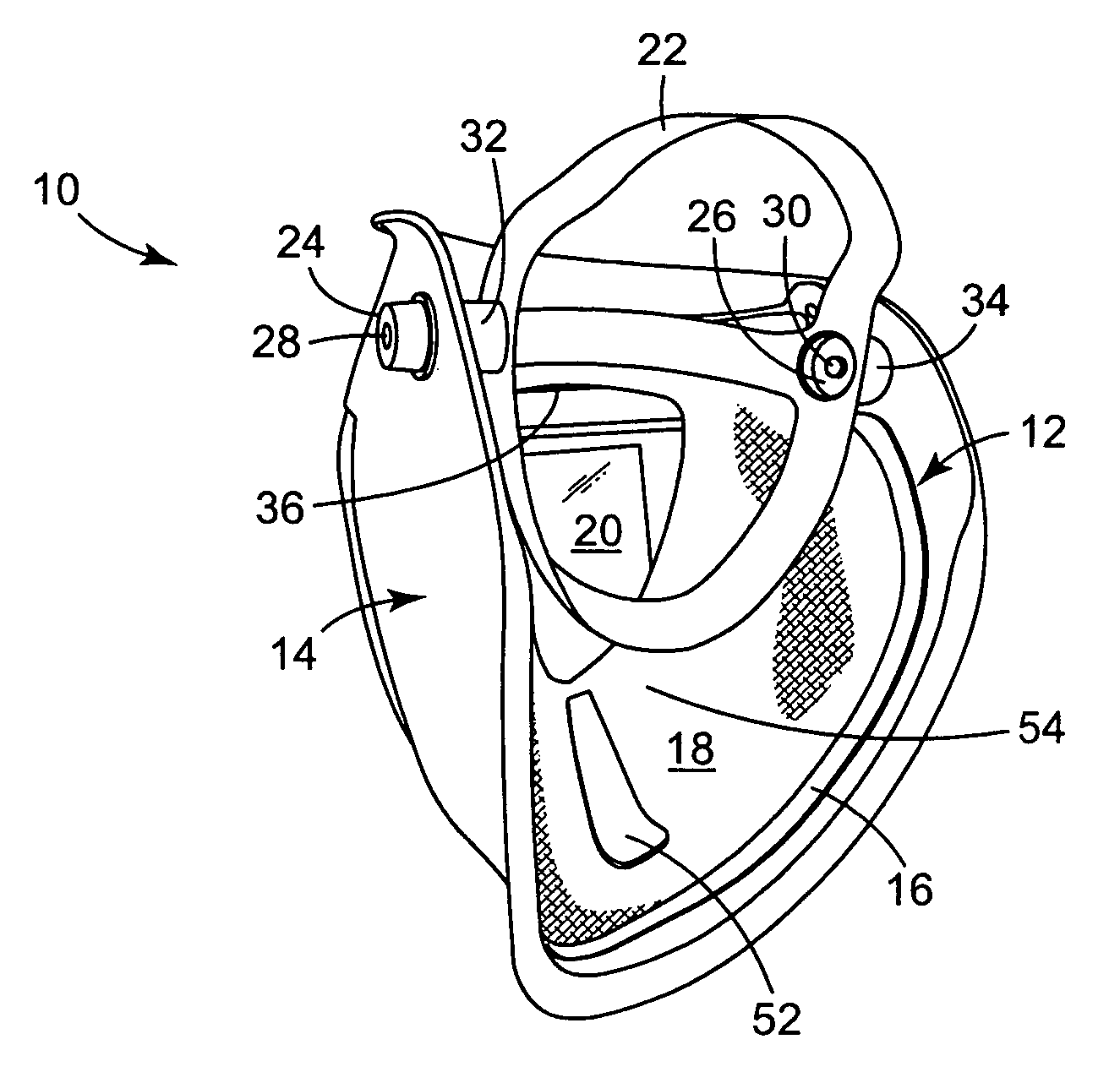 Frictionally engaged supplied air helmet face seal