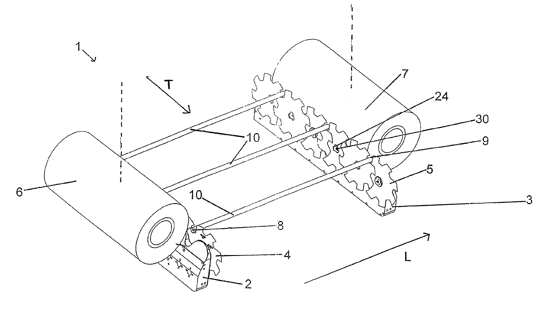 Brush-type deburring machine