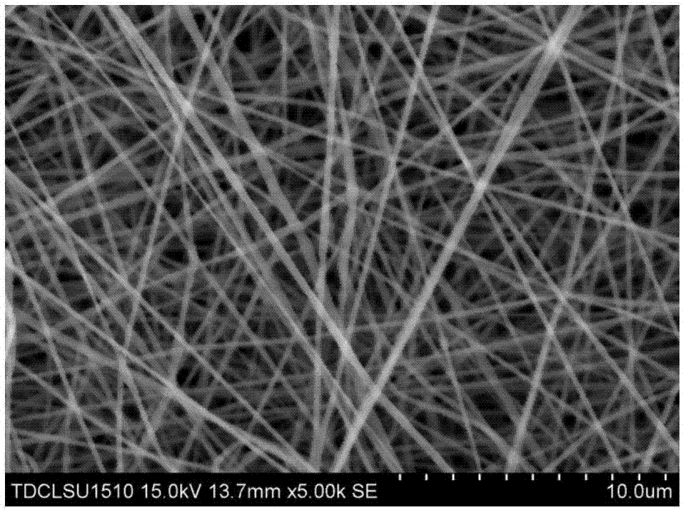 Antibacterial poly(epsilon-caprolactone)/simulated antibacterial peptide electrospun fibrous membrane and preparation method thereof