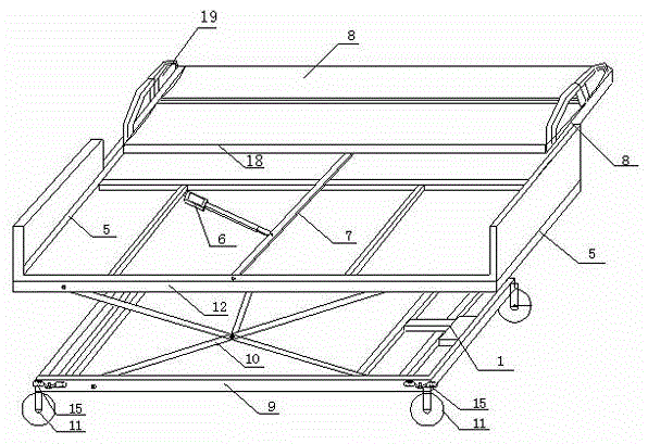 Medical electric transfer trolley