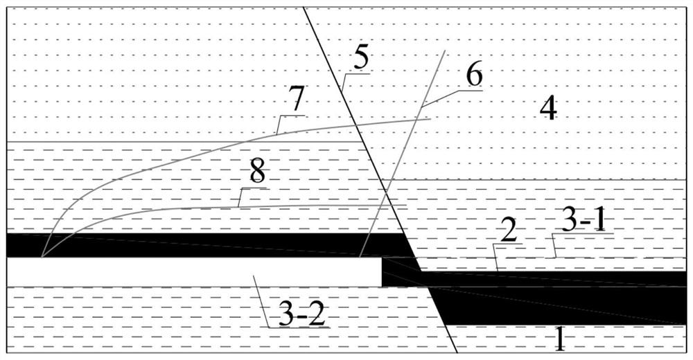 Method of plugging high-pressure borehole water gushing in the fractured zone of downhole