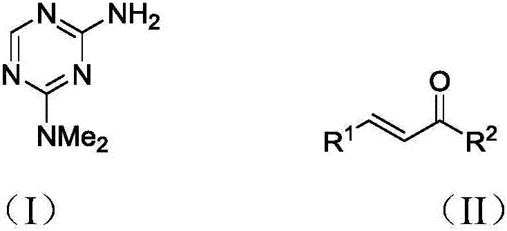 Imidazole-triazine type compound and preparation method and application thereof