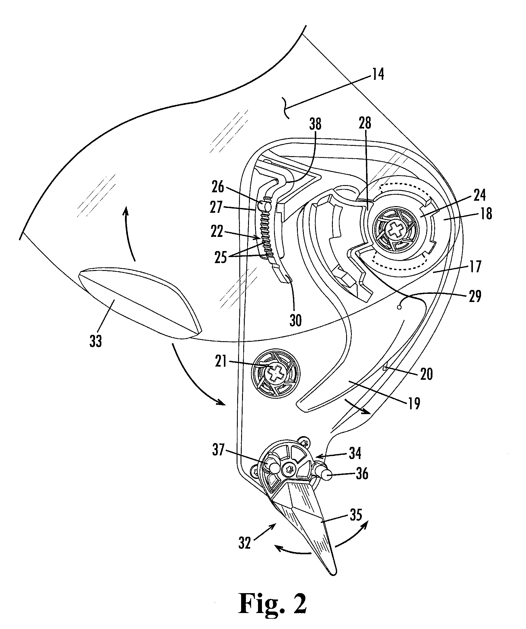 Helmet with Improved Shield Mount and Precision Shield Control