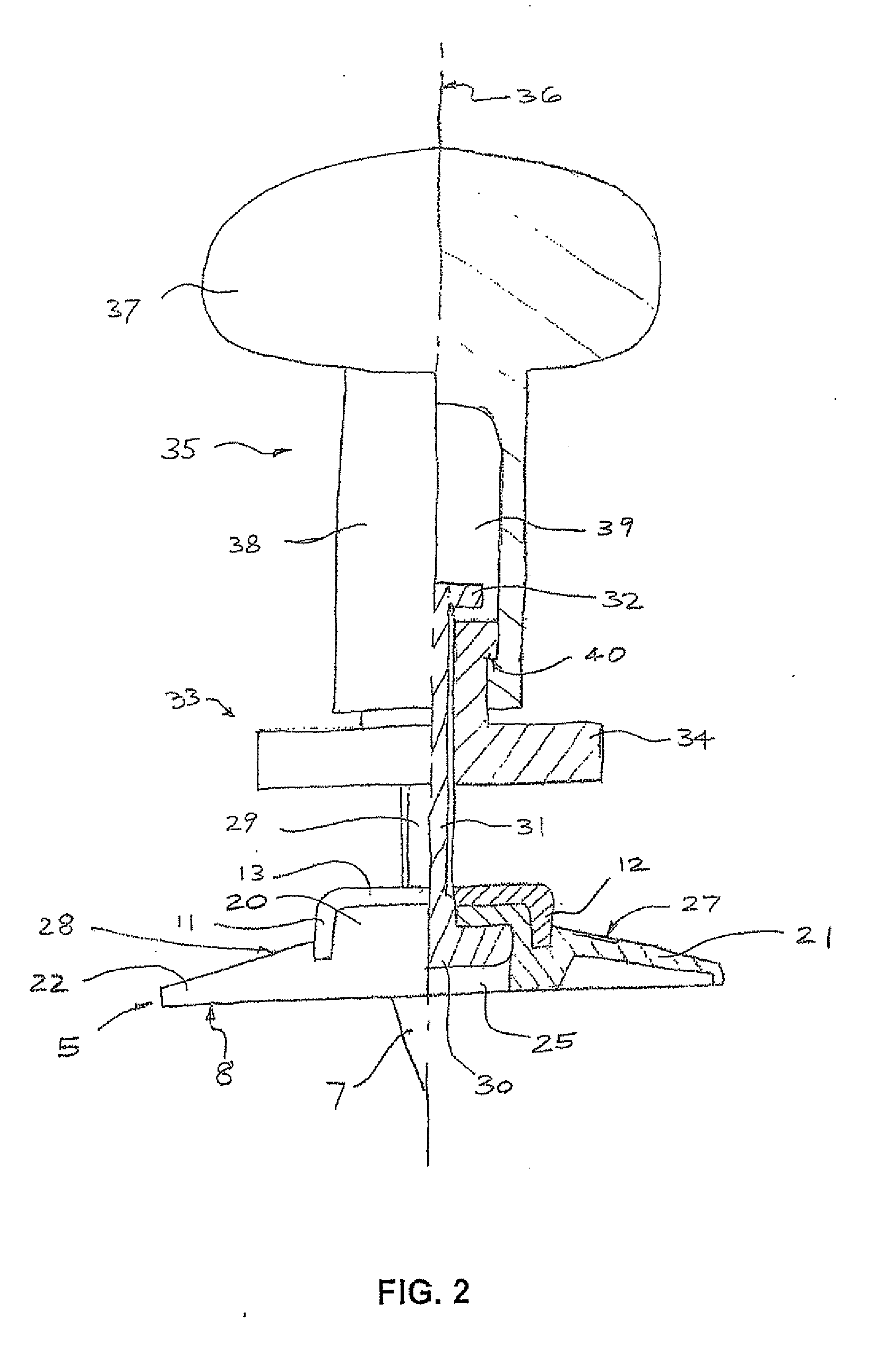 Arc-cutting guide for a portable powered hand tool