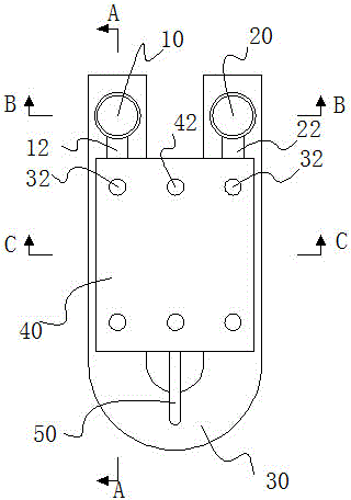 Horseshoe multi-area mixing flow stirring type super-efficient marsh gas generation system