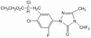 Herbicide composition used in wheat field