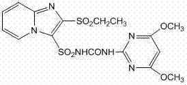 Herbicide composition used in wheat field